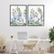 Stupell Industries Blue Spring Watercolors 2pc Framed Giclee Set, design by Kim Allen